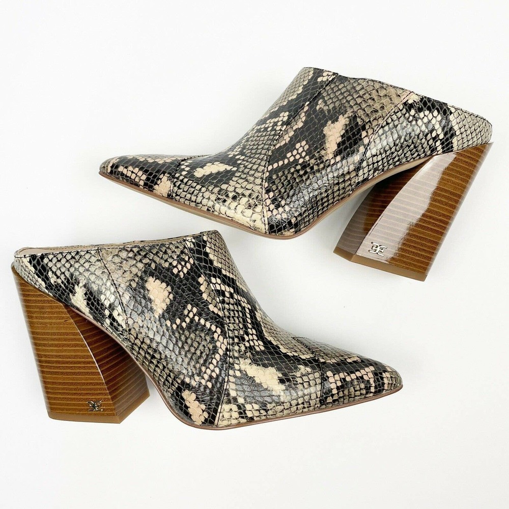 Sam Edelman Reverie 2 Python Snake Ankle Boot Mule - image 3